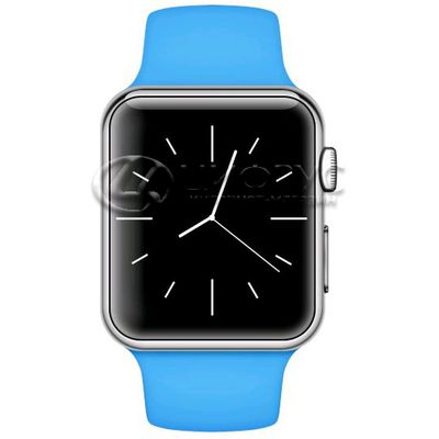 Apple Watch Sport with Sport Band (38 ) Silver Aluminum/Blue - 