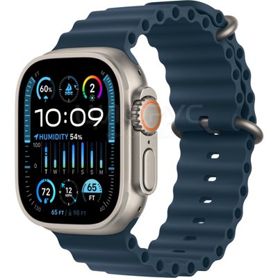 Apple Watch Ultra 2 49 mm Titanium Case Ocean Band Blue - 