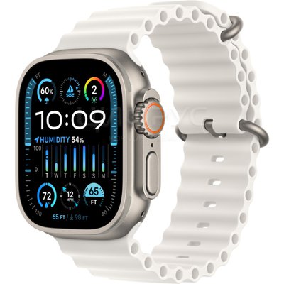 Apple Watch Ultra 2 49 mm Titanium Case Ocean Band White - Цифрус
