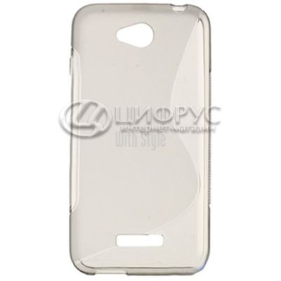 Задняя накладка для HTC Desire 616 силиконовая белая - Цифрус