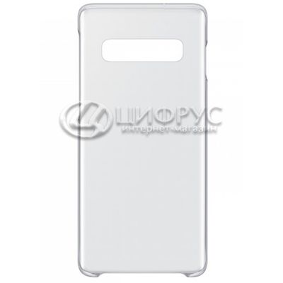 Задняя накладка для Samsung Galaxy S10 прозрачная силиконовая - Цифрус