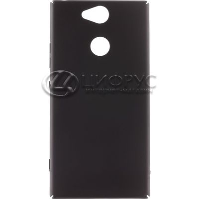 Задняя накладка для Sony Xperia XA2 чёрная силикон - Цифрус
