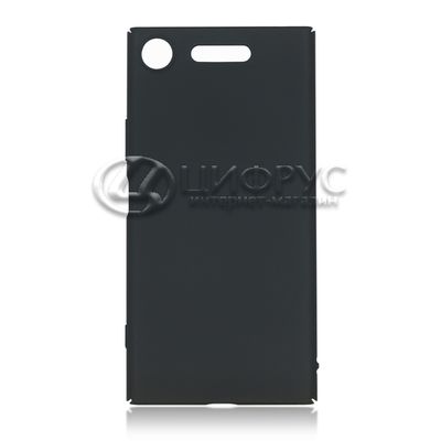 Задняя накладка для Sony XZ1 чёрная силиконовая - Цифрус