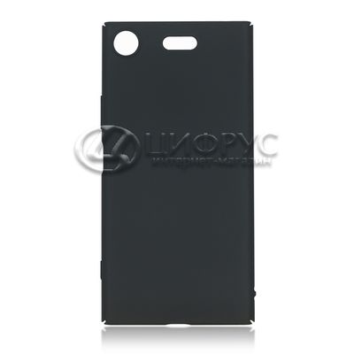 Задняя накладка для Sony XZ1 compact чёрная силиконовая - Цифрус