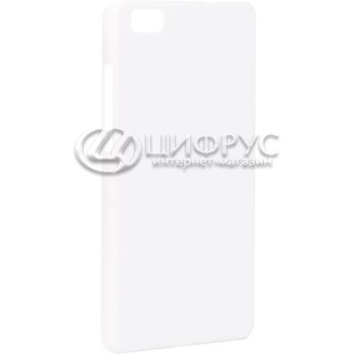 Задняя накладка для Huawei P8 lite белая силикон - Цифрус
