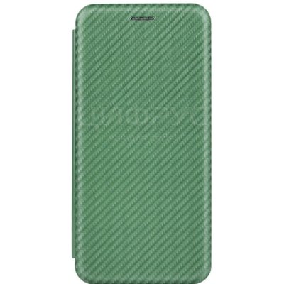 Чехол-книга для Sony Xperia 1 IV зеленый карбон - Цифрус