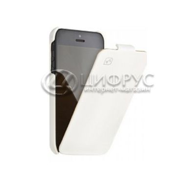 Чехол откидной для iPhone 3G / 3GS белая кожа - Цифрус