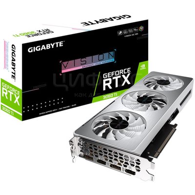 Gigabyte GeForce RTX 3060 Ti VISION 8Gb OC, Retail (GV-N306TVISION OC-8GD 2.0) () - 