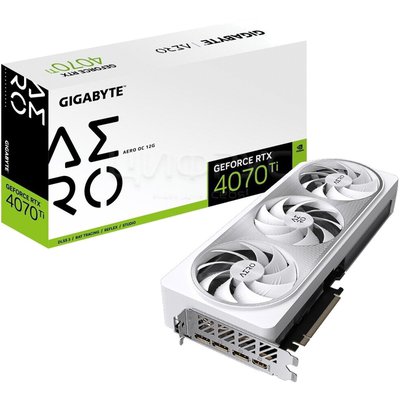Gigabyte GeForce RTX 4070 Ti AERO OC V2 12Gb GDDR6X (GV-N407TAERO OCV2-12GD) () - 
