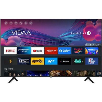 Hisense 55A6BG CH Black (РСТ) - Цифрус