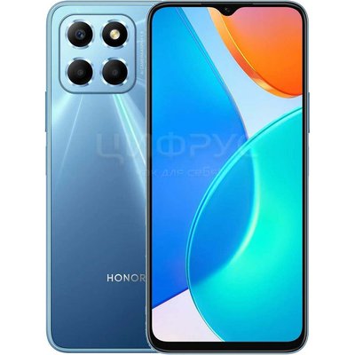 Honor X6 64Gb+4Gb Dual 4G Blue - Цифрус