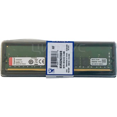 Kingston ValueRAM 8 DDR4 3200 DIMM CL22 single rank, Ret (KVR32N22S8/8) () - 