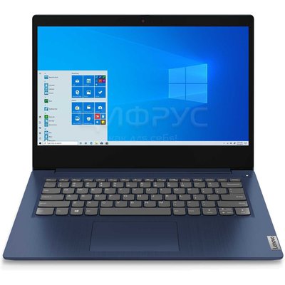 Lenovo IdeaPad 3 14IIL05 (Intel Core i3 1005G1 1200MHz, 14, 1920x1080, 4GB, 128GB SSD, DVD нет, Intel UHD Graphics, Wi-Fi, Bluetooth, Windows 10 Home) Blue (81WD0102RU) (РСТ) - Цифрус