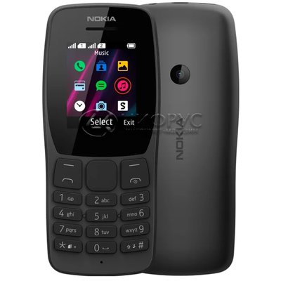 Nokia 110 (2019) Black (РСТ) - Цифрус