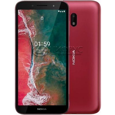 Nokia C1 Plus 16Gb+1Gb Dual LTE Red () - 