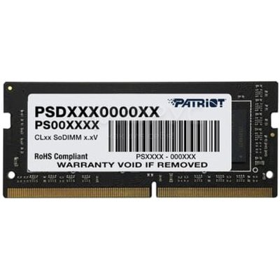 Patriot Memory Signature 4 DDR4 2666 SODIMM CL19 single rank, Ret (PSD44G266681S) () - 