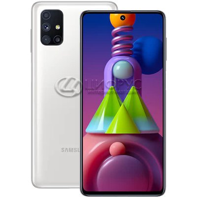 Samsung Galaxy M51 SM-M515F/DS 128Gb+6Gb Dual LTE White (РСТ) - Цифрус