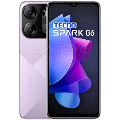TECNO Spark Go (2023) 64Gb+3Gb Dual 4G Purple (РСТ) - Цифрус