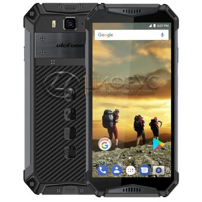 Ulefone Armor 3W 64Gb+6Gb Dual LTE Black - 