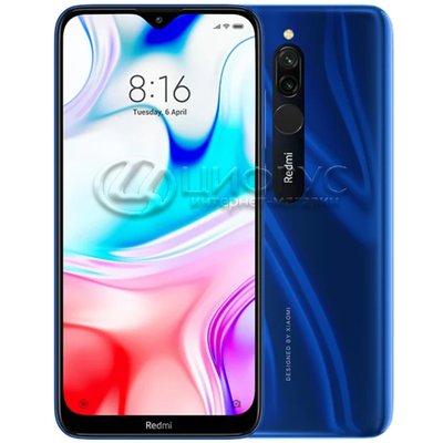 Xiaomi Redmi 8 (Global) 64Gb+4Gb Dual LTE Blue - Цифрус