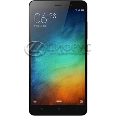 Xiaomi Redmi Note 3 32Gb+3Gb Dual LTE Black - Цифрус