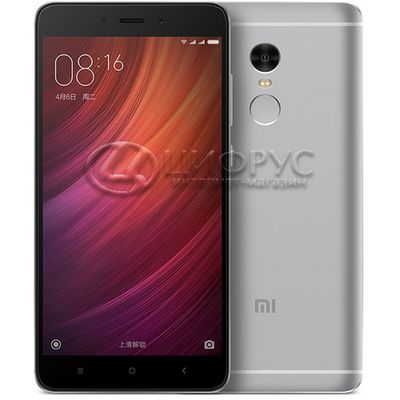 Xiaomi Redmi Note 4 64Gb+3Gb Dual LTE Gray - Цифрус