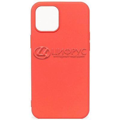 Задняя накладка для iPhone 13 Pro Max кораловая Nano силикон - Цифрус
