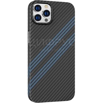 Задняя накладка для iPhone 14 Pro 6.1 черно-синяя Gave slim protective case - Цифрус