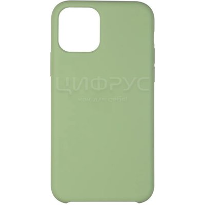 Задняя накладка для iPhone 14 Pro Max MagSafe Silicone Case фисташковая - Цифрус