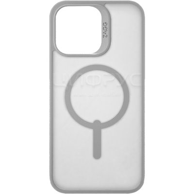 Задняя накладка для iPhone 14 Pro Max MagSafe затемненная серая Hampton Case ZAGG - Цифрус