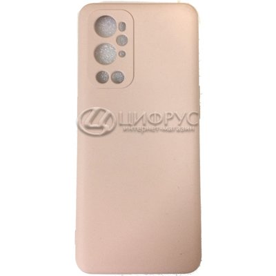 Задняя накладка для Oneplus 9 Pro бежевая Nano силикон - Цифрус