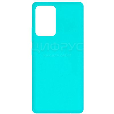 Задняя накладка для Samsung Galaxy A23 бирюзовая Nano силикон - Цифрус