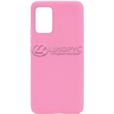 Задняя накладка для Samsung Galaxy A52 розовая Nano силикон - Цифрус