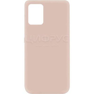Задняя накладка для Samsung Galaxy A72 розовая Silicone Cover - Цифрус
