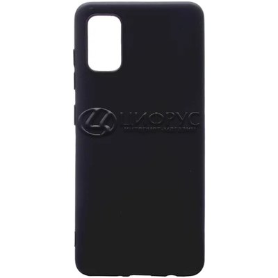 Задняя накладка для Samsung Galaxy Note 20 черная силикон - Цифрус