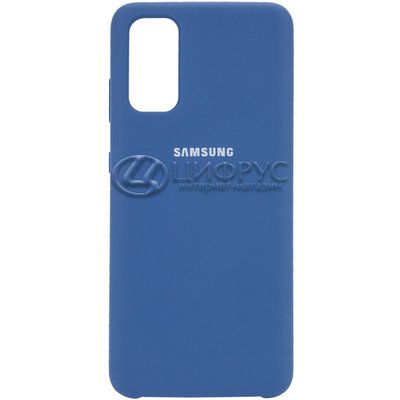 Задняя накладка для Samsung Galaxy S20+ голубая SAMSUNG - Цифрус