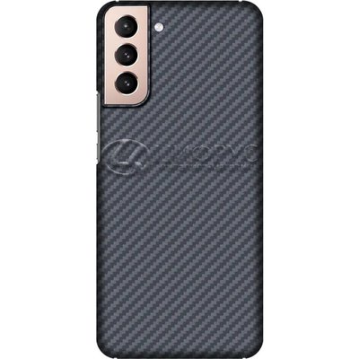 Задняя накладка для Samsung Galaxy S22 черная Карбон K-DOO KEVLAR премиум - Цифрус