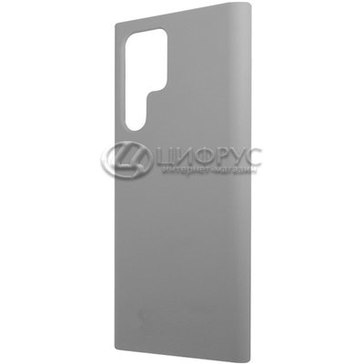Задняя накладка для Samsung Galaxy S22 Ultra серая Nano силикон - Цифрус