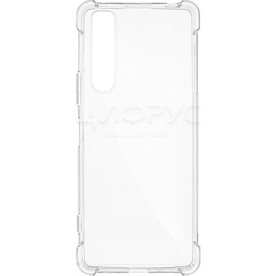 Задняя накладка для Sony Xperia 1 IV прозрачная ПРОТИВОУДАРНАЯ - Цифрус
