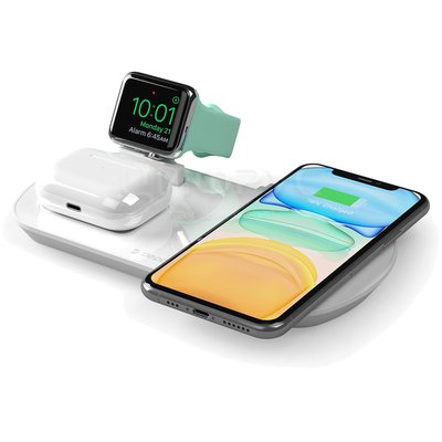    3 in 1 iPhone/ Watch / AirPods 17.5W Charging Stand Deppa White  Apple - 
