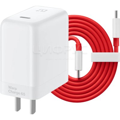 Блок Сетевого З/У OnePlus Warp Charge USB 65W (CN) + кабель - Цифрус