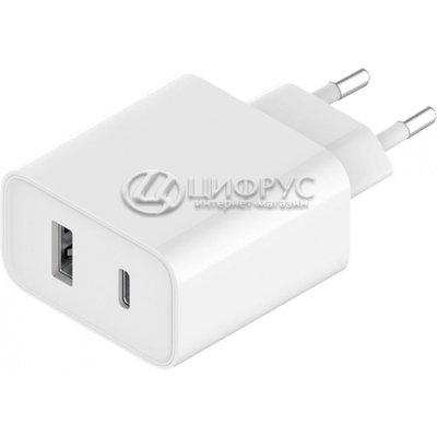   / XIAOMI 33w Wall Charger USB+Type-C White - 