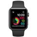 Apple Watch Series 2 42mm Space Grey Aluminum Case with Sport Band Black - 