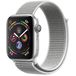 Apple Watch Series 4 GPS 40mm Aluminum Case with Sport Loop silver/white - 