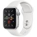 Apple Watch Series 5 GPS 44mm Aluminum Case with Sport Band Silver/withe - Цифрус