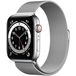 Apple Watch Series 6 44mm Stainless Steel Case with Milanese Silver - Цифрус