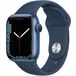 Apple Watch Series 7 45mm Aluminium with Sport Band Blue (MKN83RU/A) - 
