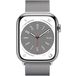 Apple Watch Series 8 45mm Stainless Steel Case with Milanese Silver - Цифрус