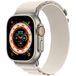 Apple Watch Ultra 49 mm Titanium Case, Alpine Loop Starlight (Large, 165-210 mm) Starlight - 