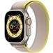 Apple Watch Ultra 49 mm Titanium Case, Trail Yellow/Beige (Small/Medium, 130-180 mm) Yellow/Beige - 